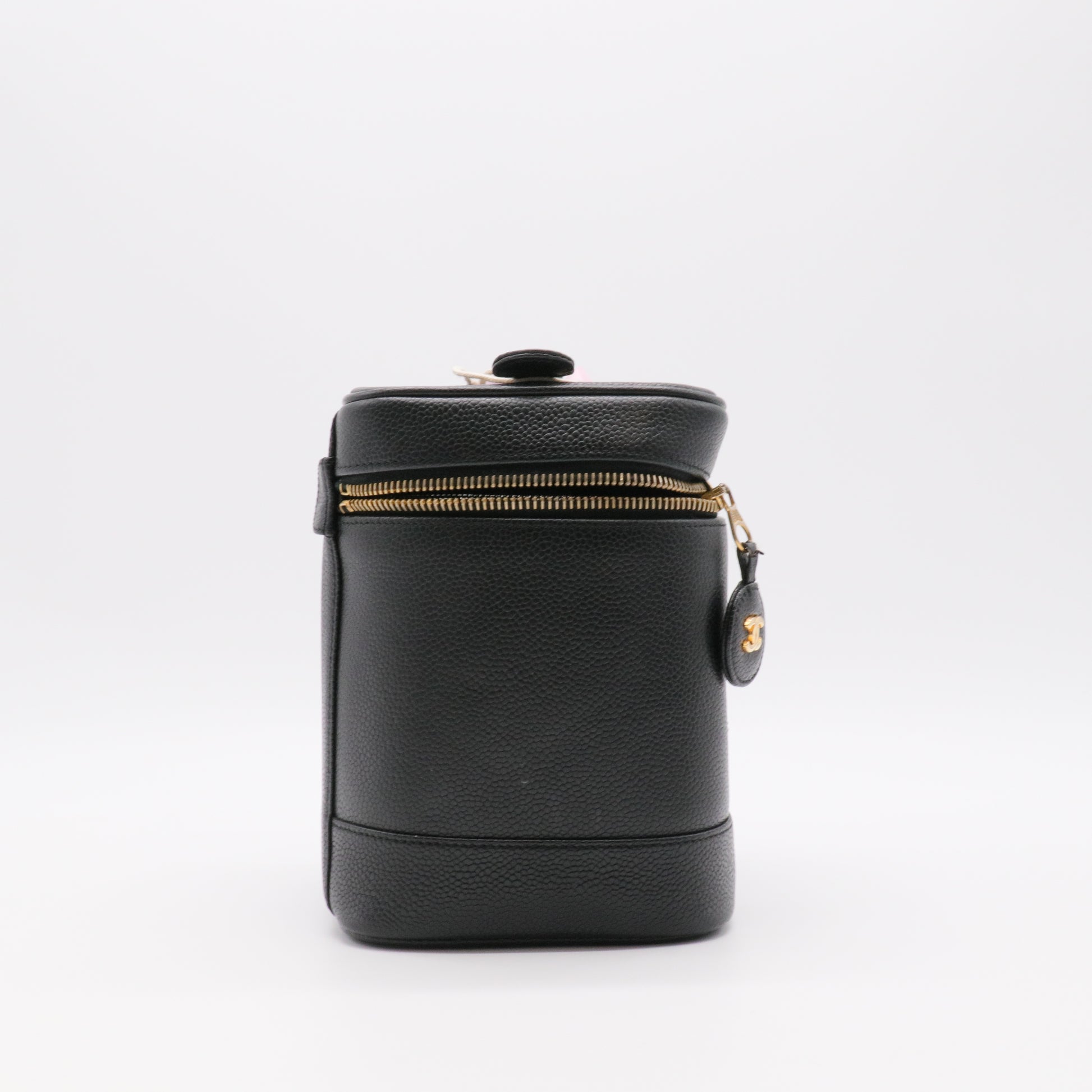 Caviar Cosmetic Vanity Bag Black twins