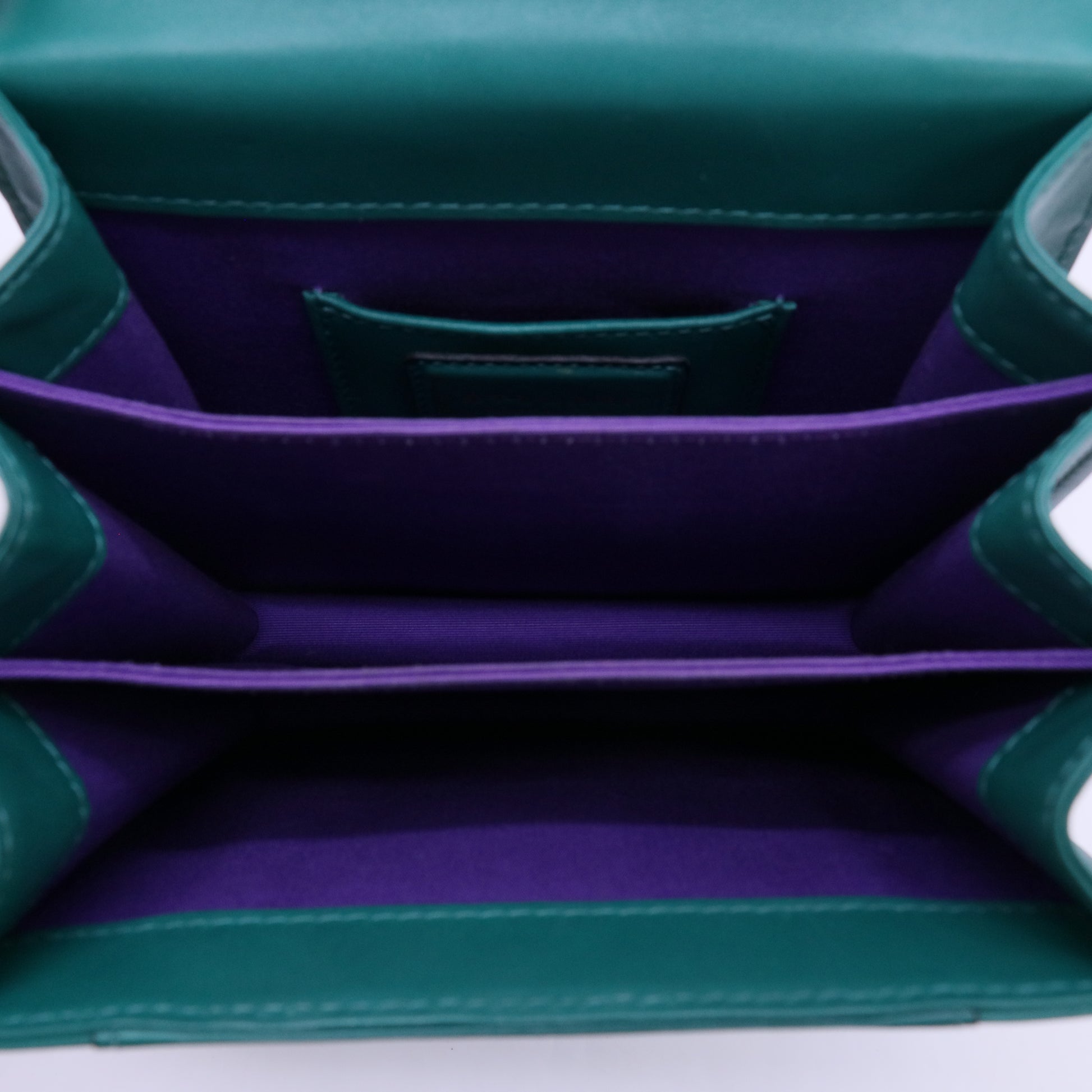 Bvlgari Calfskin Serpenti Forever Top Handle Emerald Green twins LDJ4620
