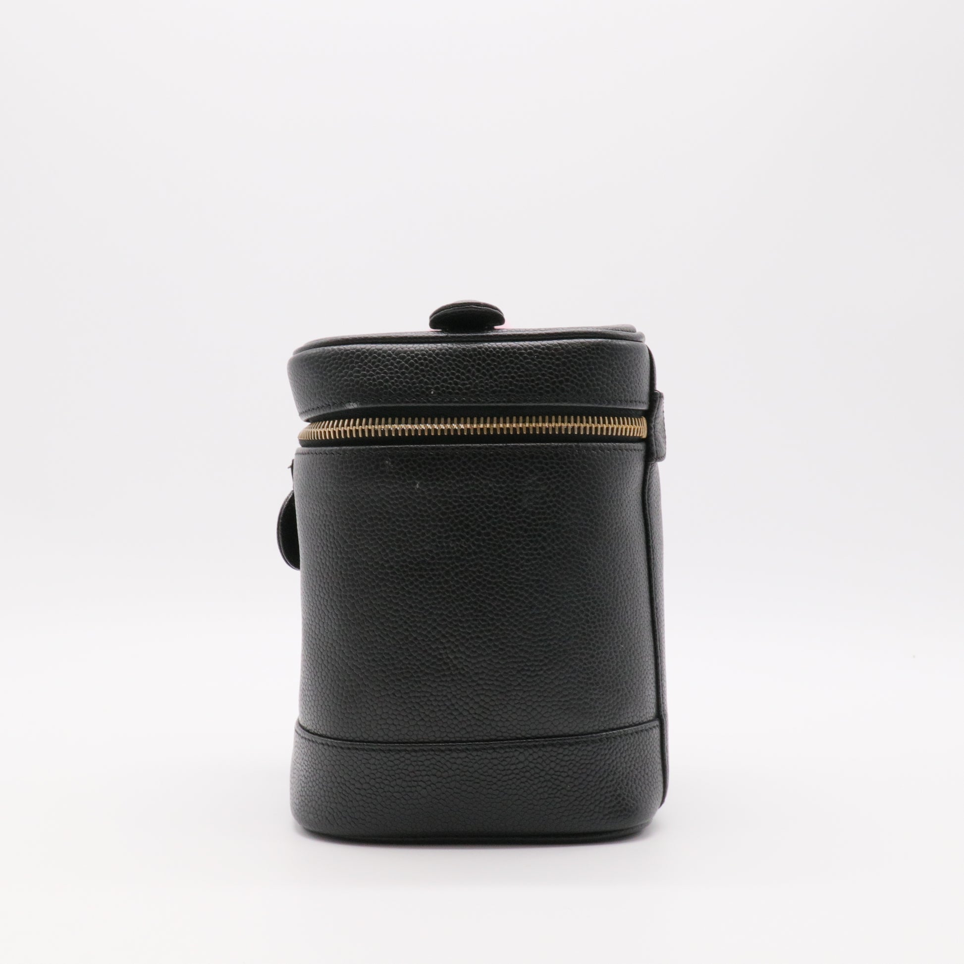 Caviar Cosmetic Vanity Bag Black twins
