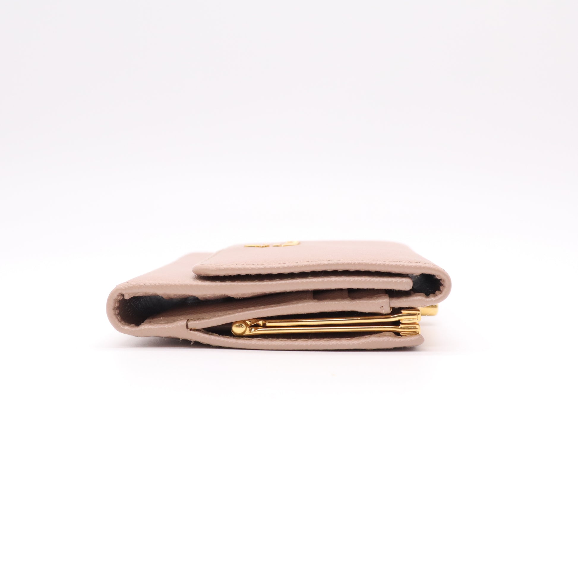 Prada Small Saffiano Leather Wallet W22100