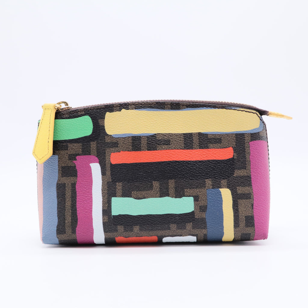 Zucca Canvas Coin Purse Multicolor Gold