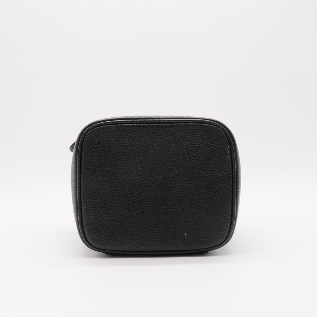 Caviar Cosmetic Vanity Bag Black twins