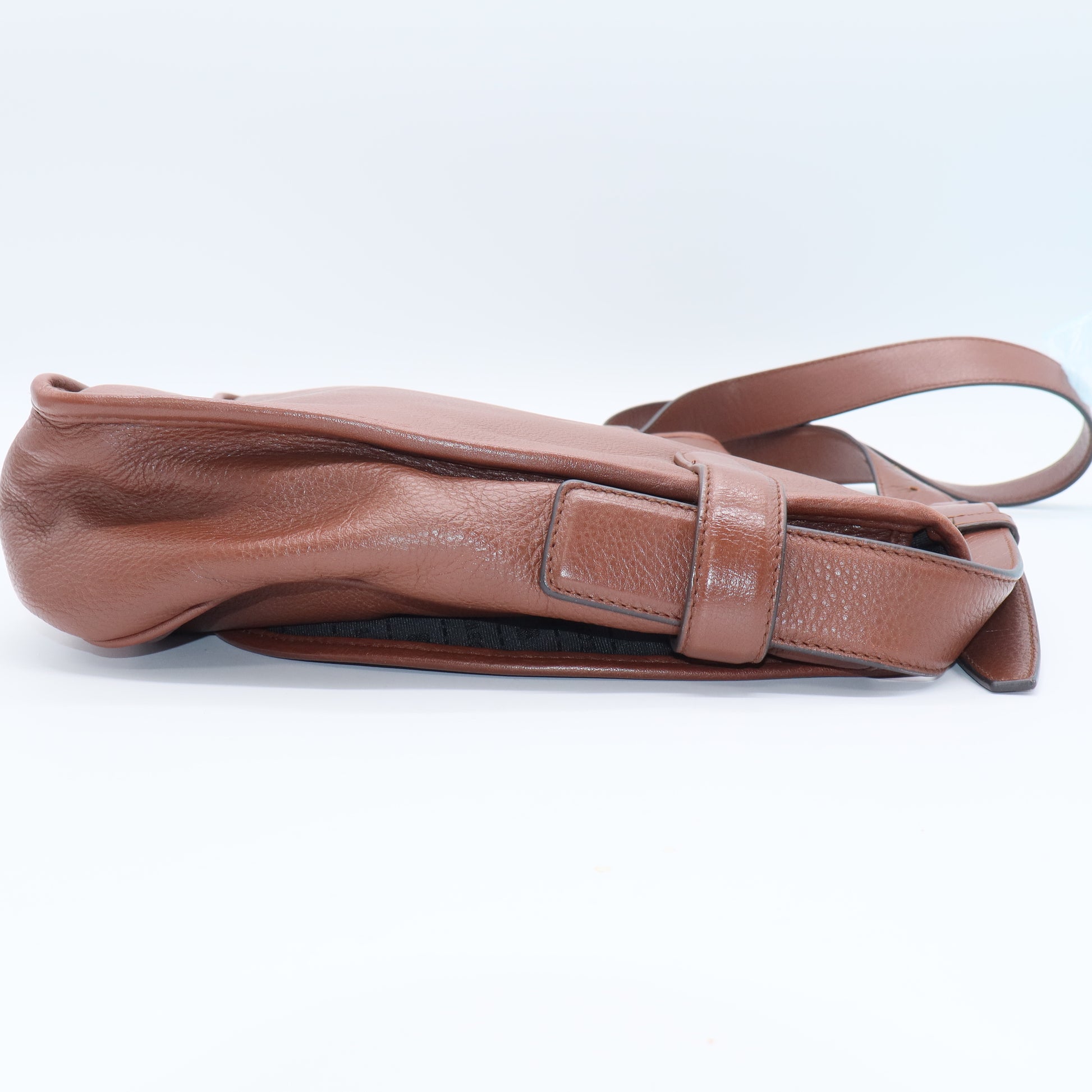 Prada Heritage Shoulder Bag brown twins