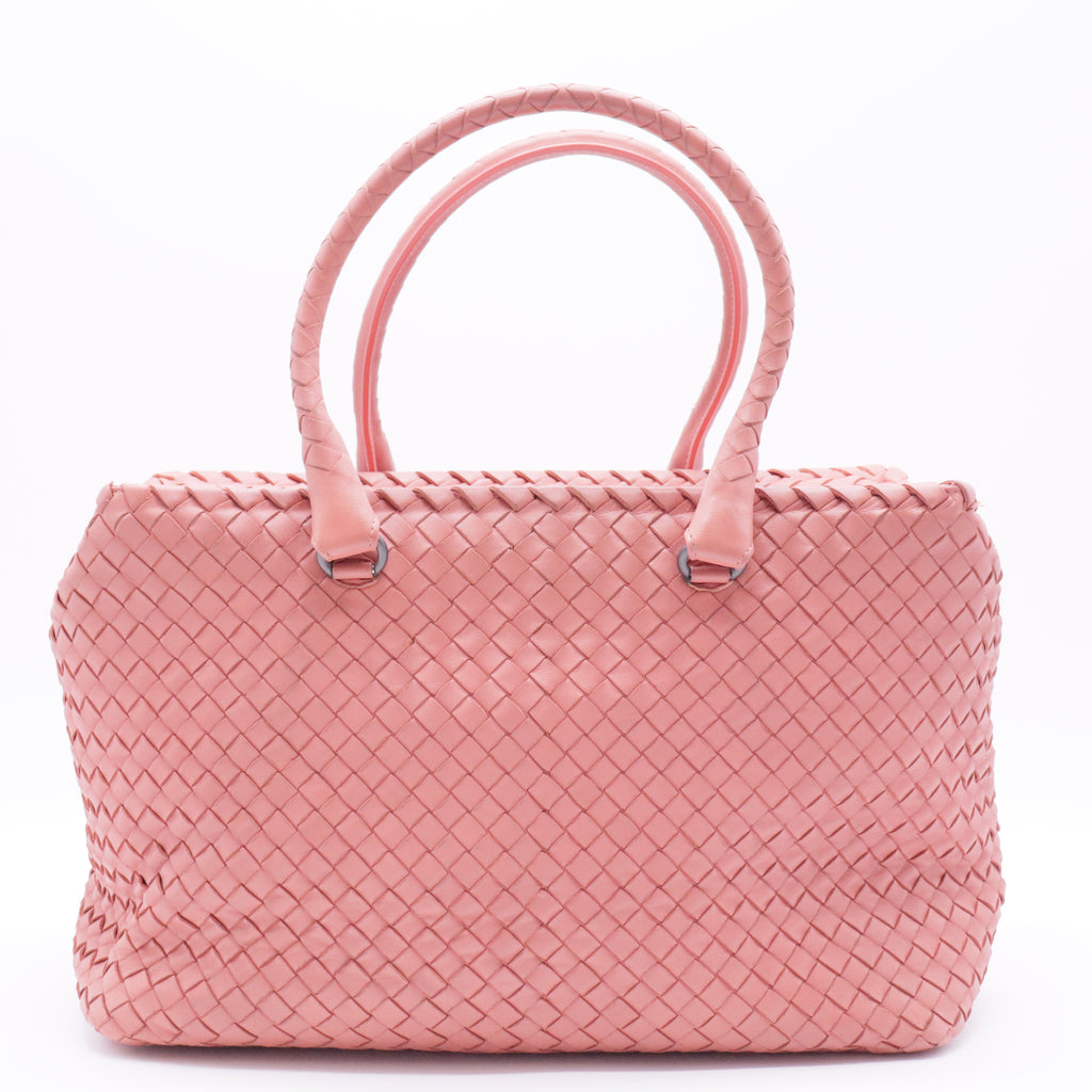 2-Pocket Convertible Tote Intrecciato Nappa Medium
