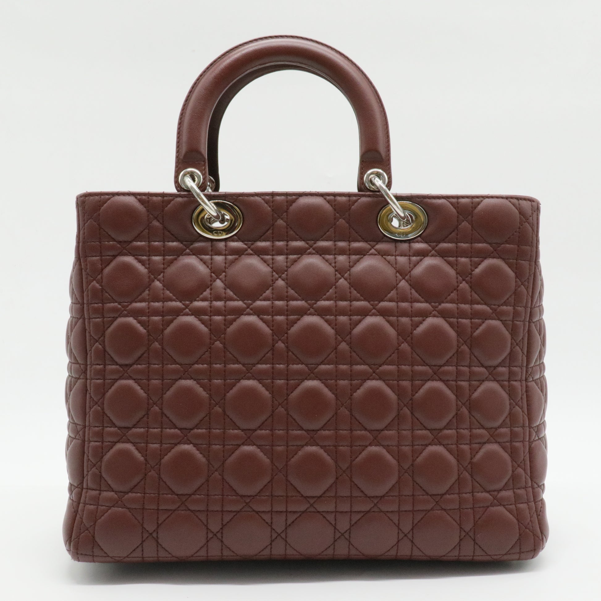 Lady Dior Bag Cannage Quilt Lambskin Large
