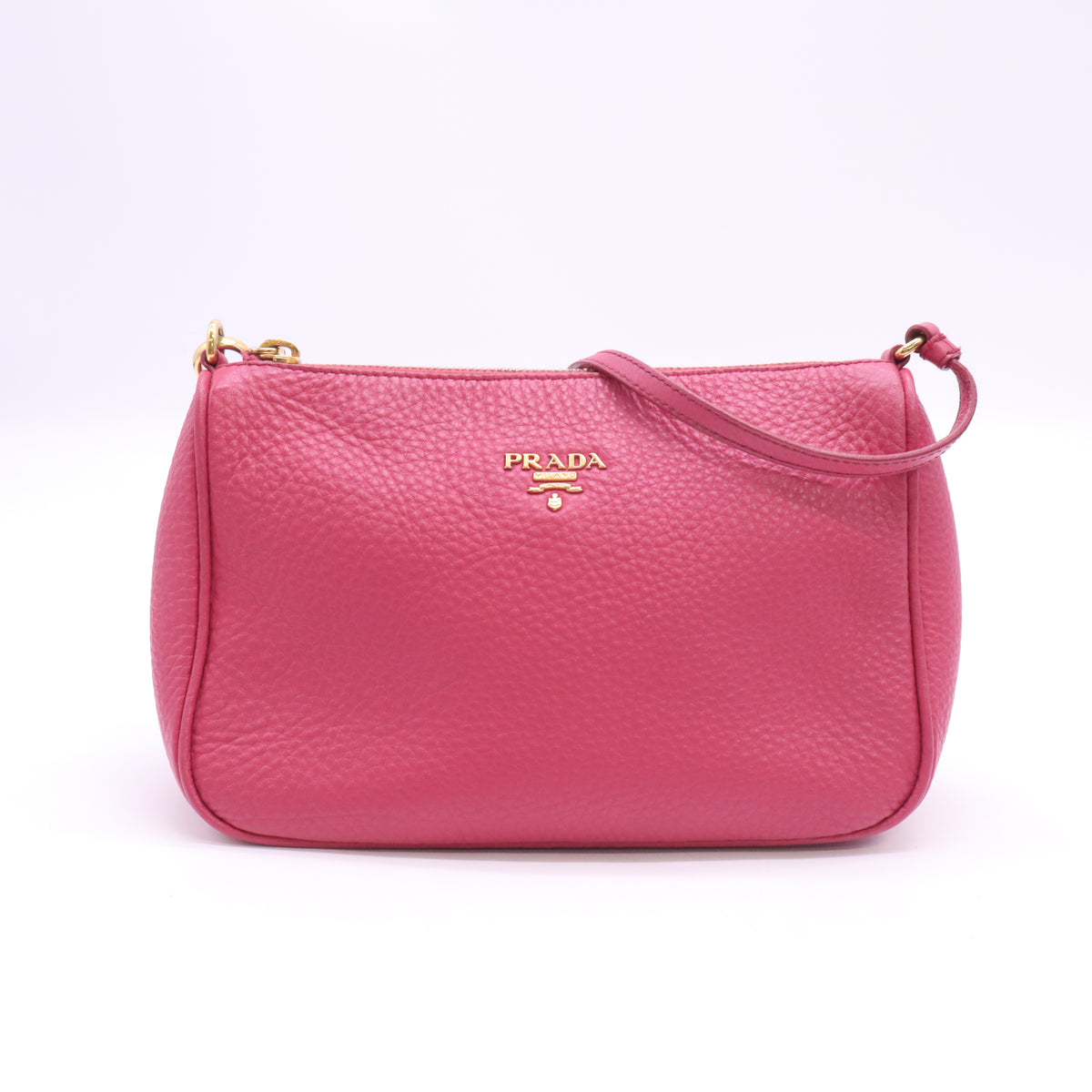 Prada Vitello Daino Leather Pochette Bag Twins LDJ6312