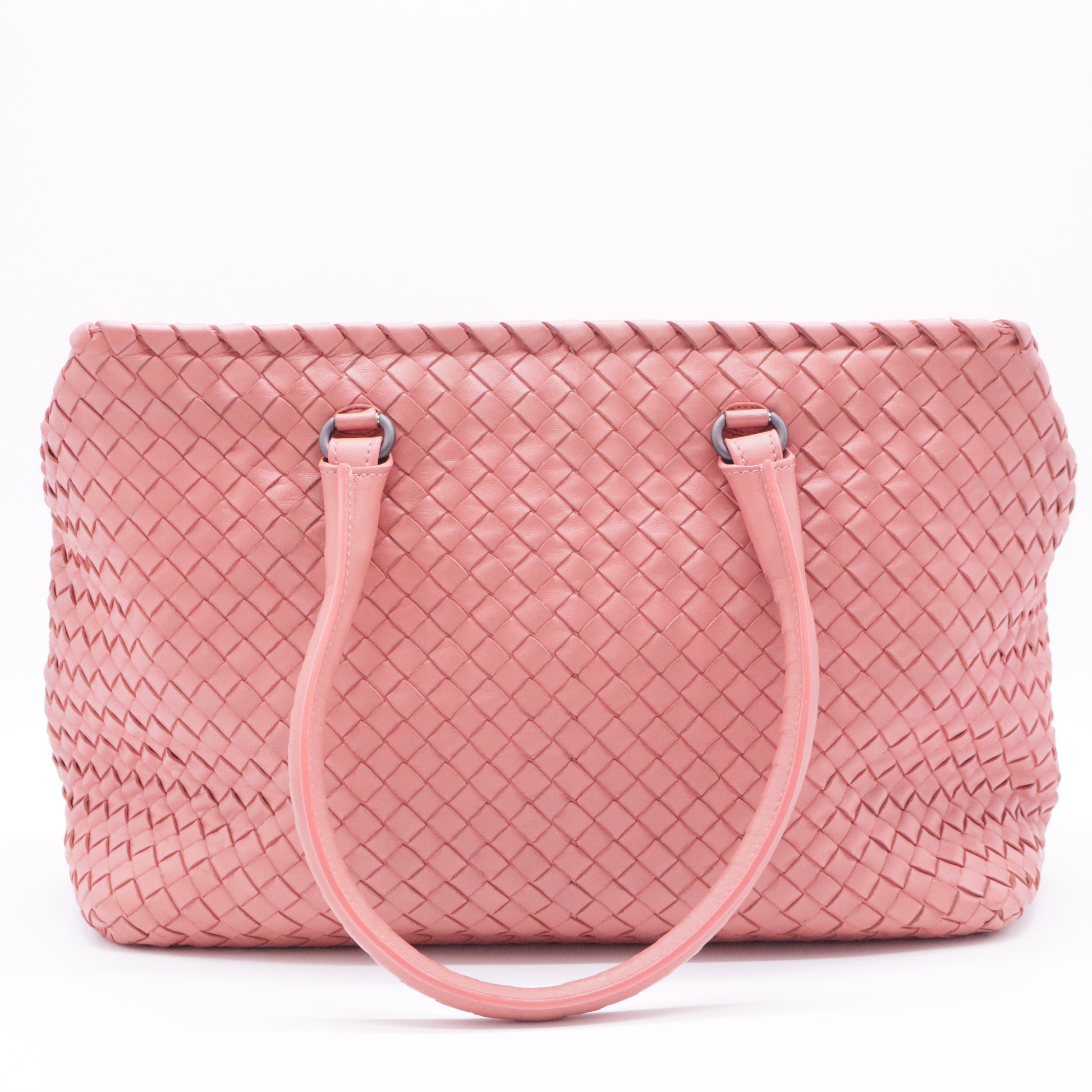 2-Pocket Convertible Tote Intrecciato Nappa Medium