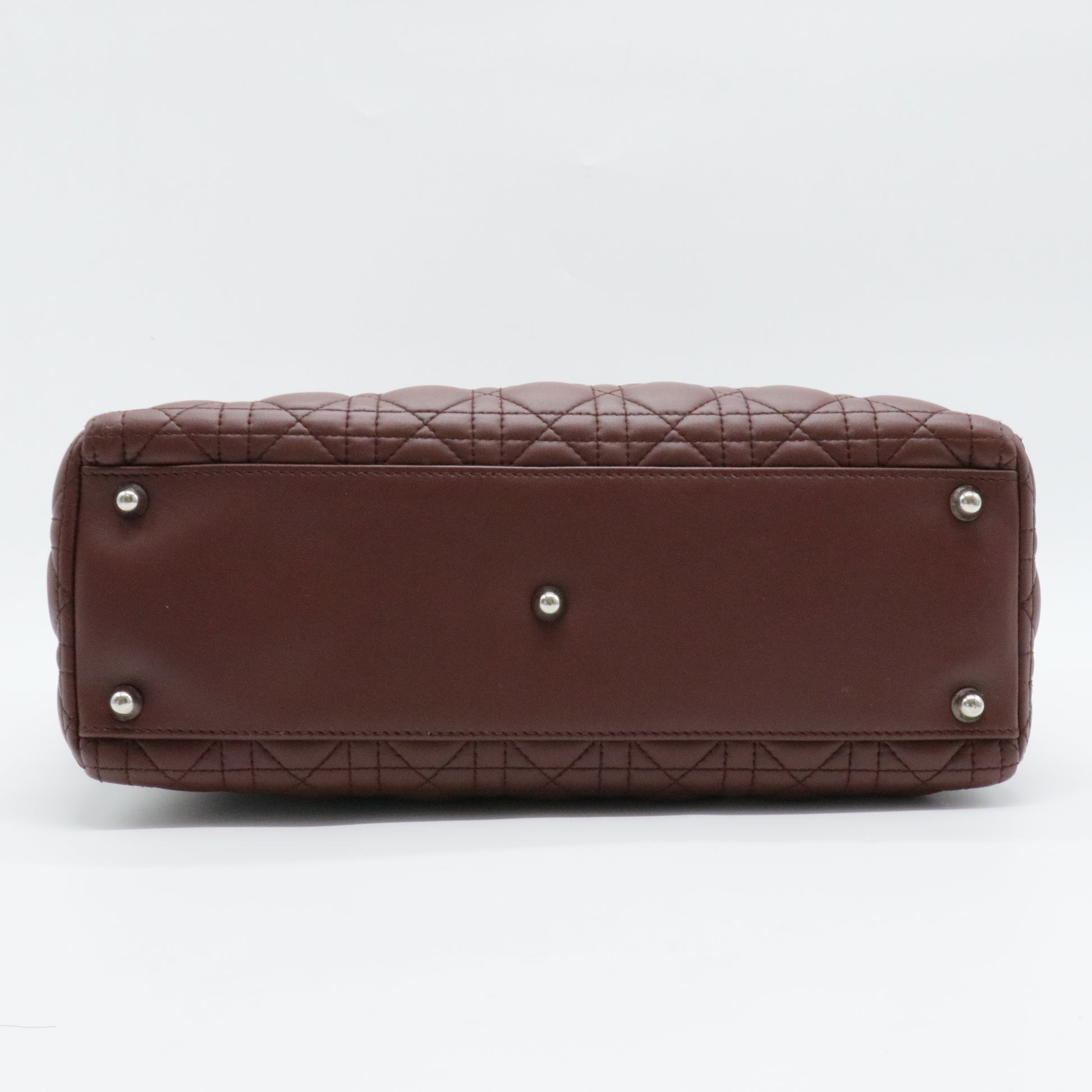 Lady Dior Bag Cannage Quilt Lambskin Large