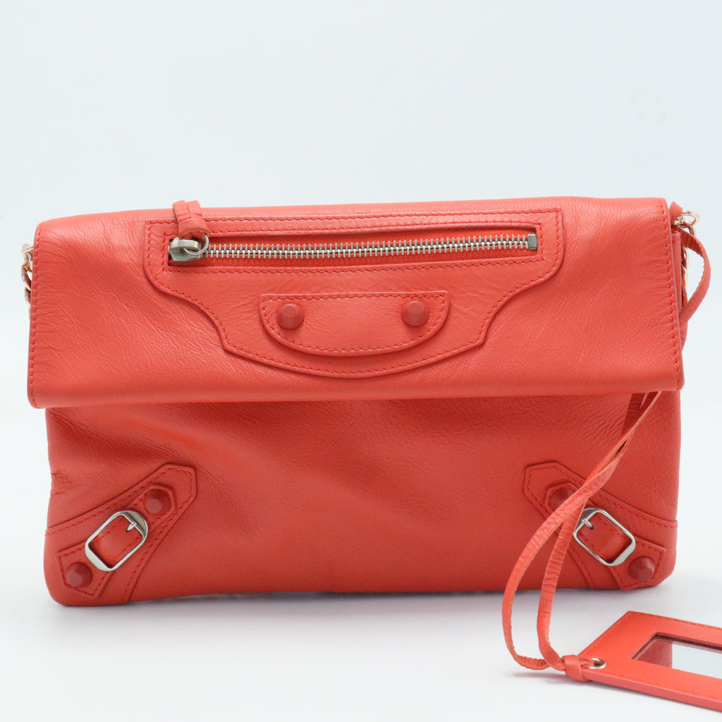 Envelope Clutch Giant Studs Leather