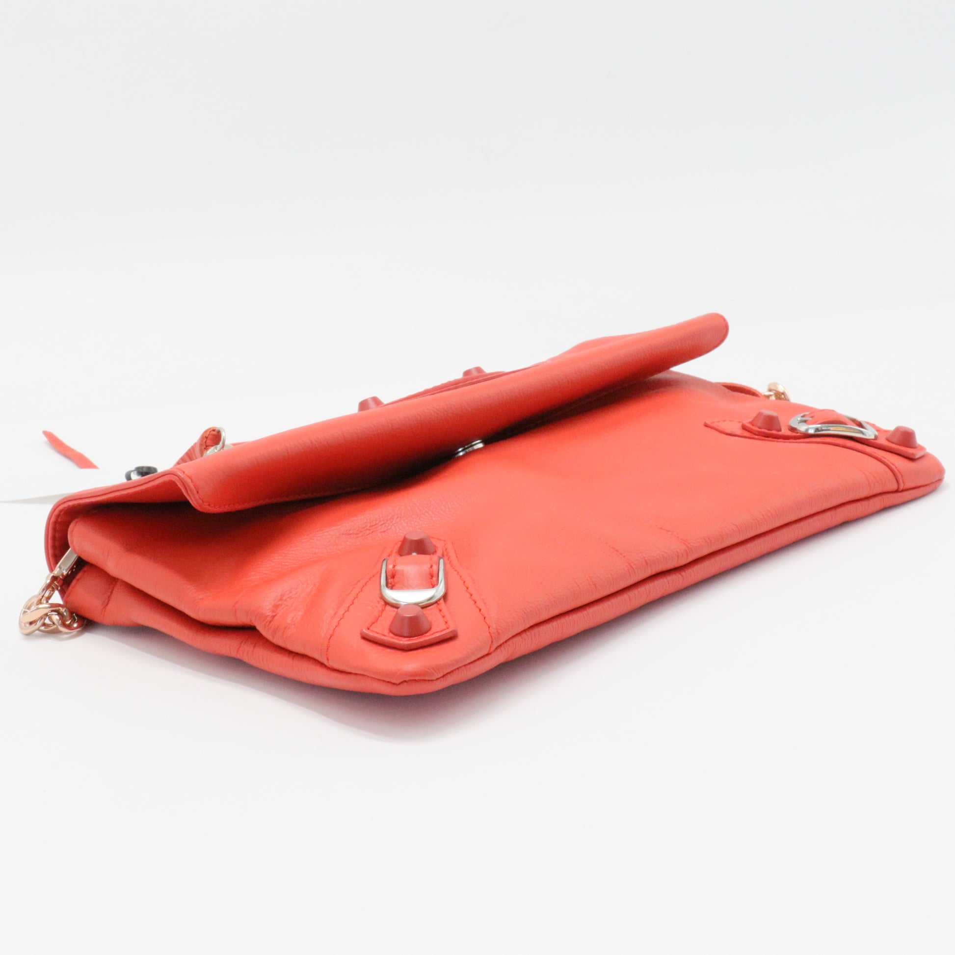 Envelope Clutch Giant Studs Leather