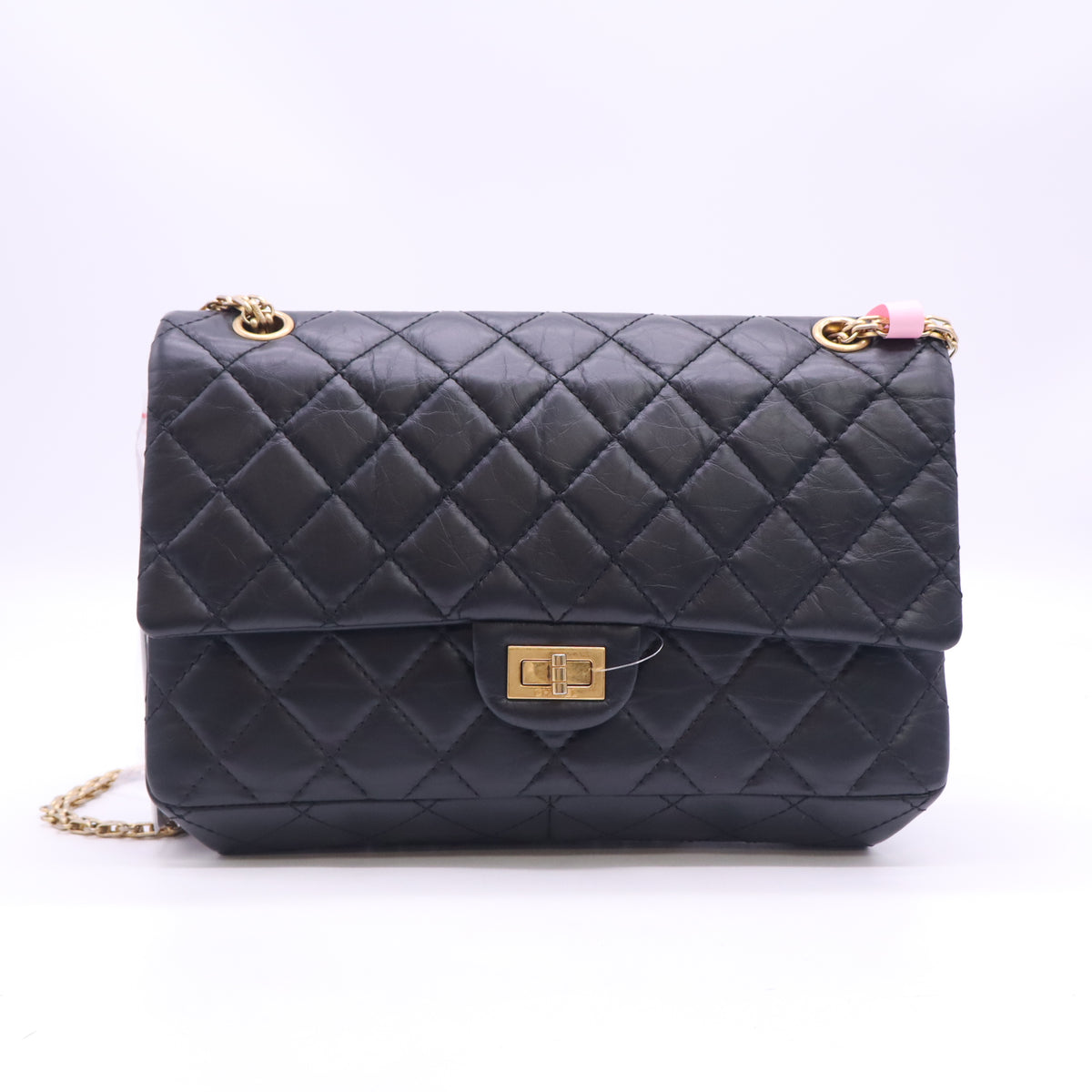 Reissue 2.55 Flap Bag Quilted Aged Calfskin 226 Twins LDJ6356