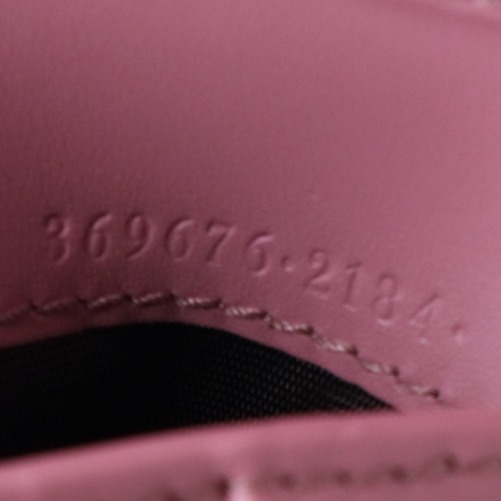 Pink Guccissima Interlocking G French Wallet