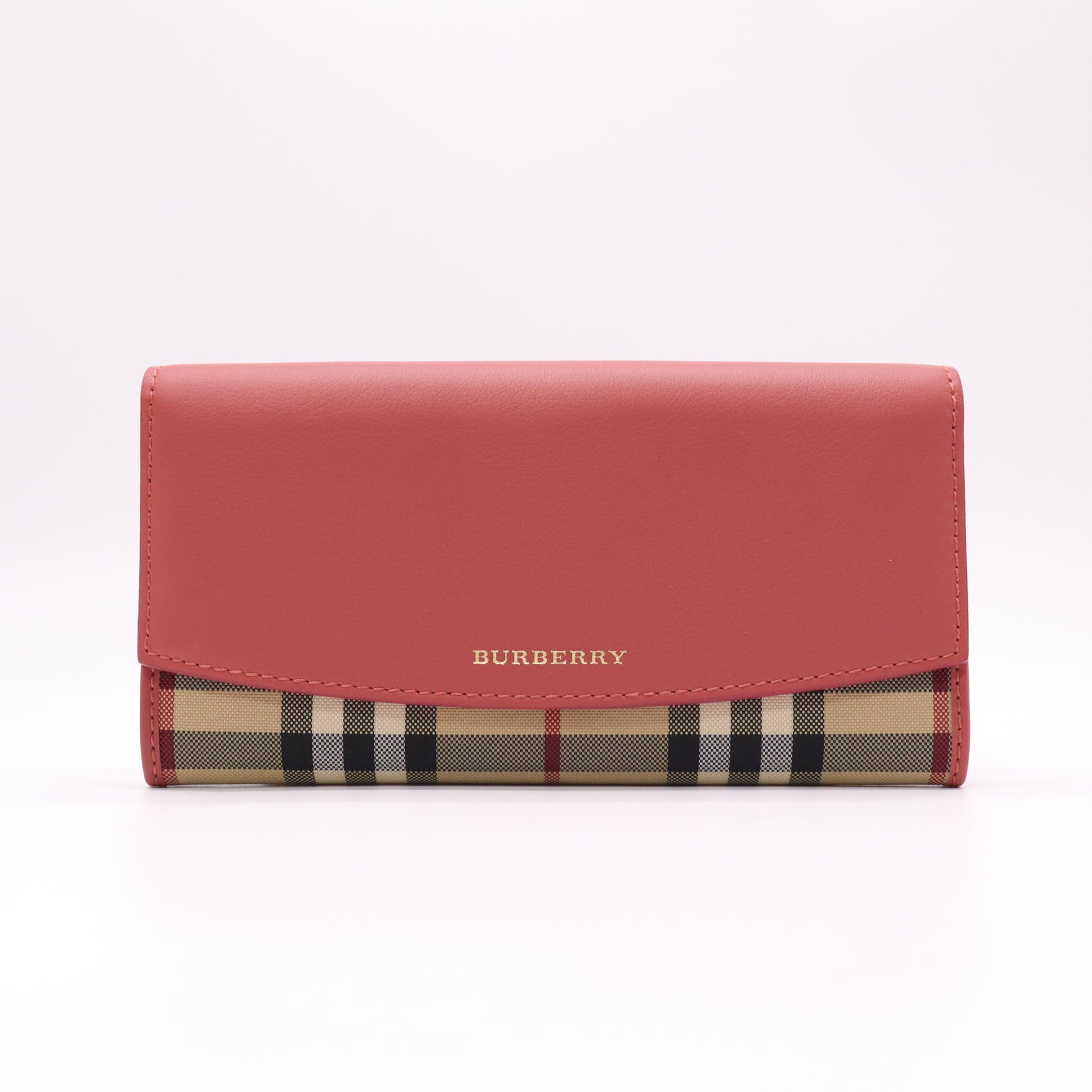 Leather Haymarket Check Porter Continental Wallet W22108