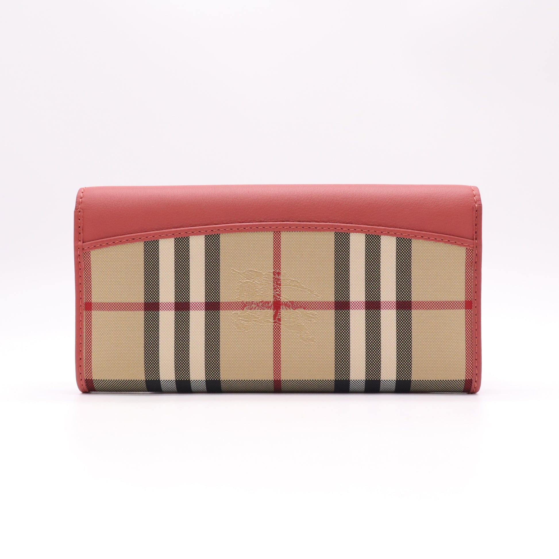 Leather Haymarket Check Porter Continental Wallet W22108