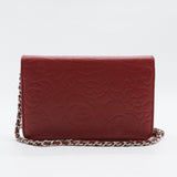 Wallet on Chain Camellia Lambskin