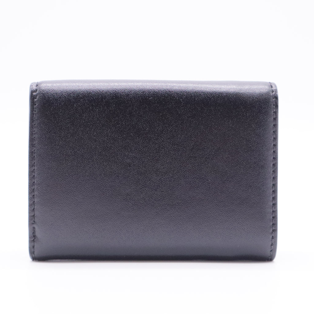 Black leather wallet GISEL