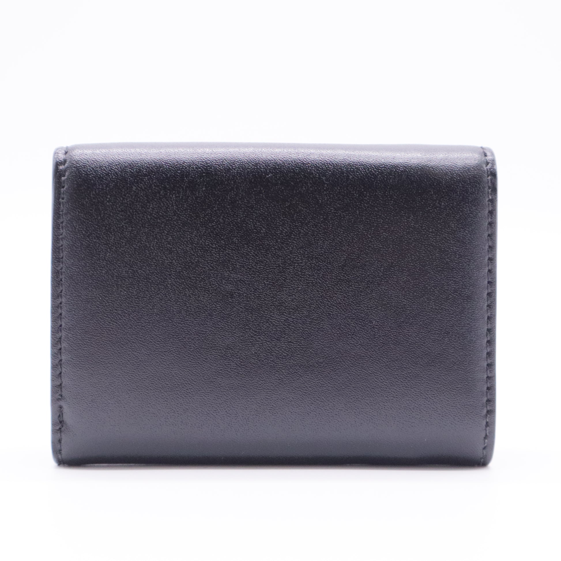 Black leather wallet GISEL
