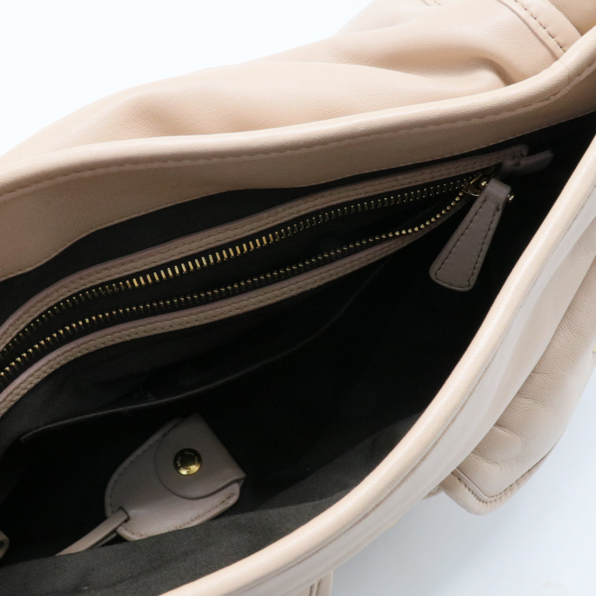 Nappa Matelasse Coffer Hobo Cammeo