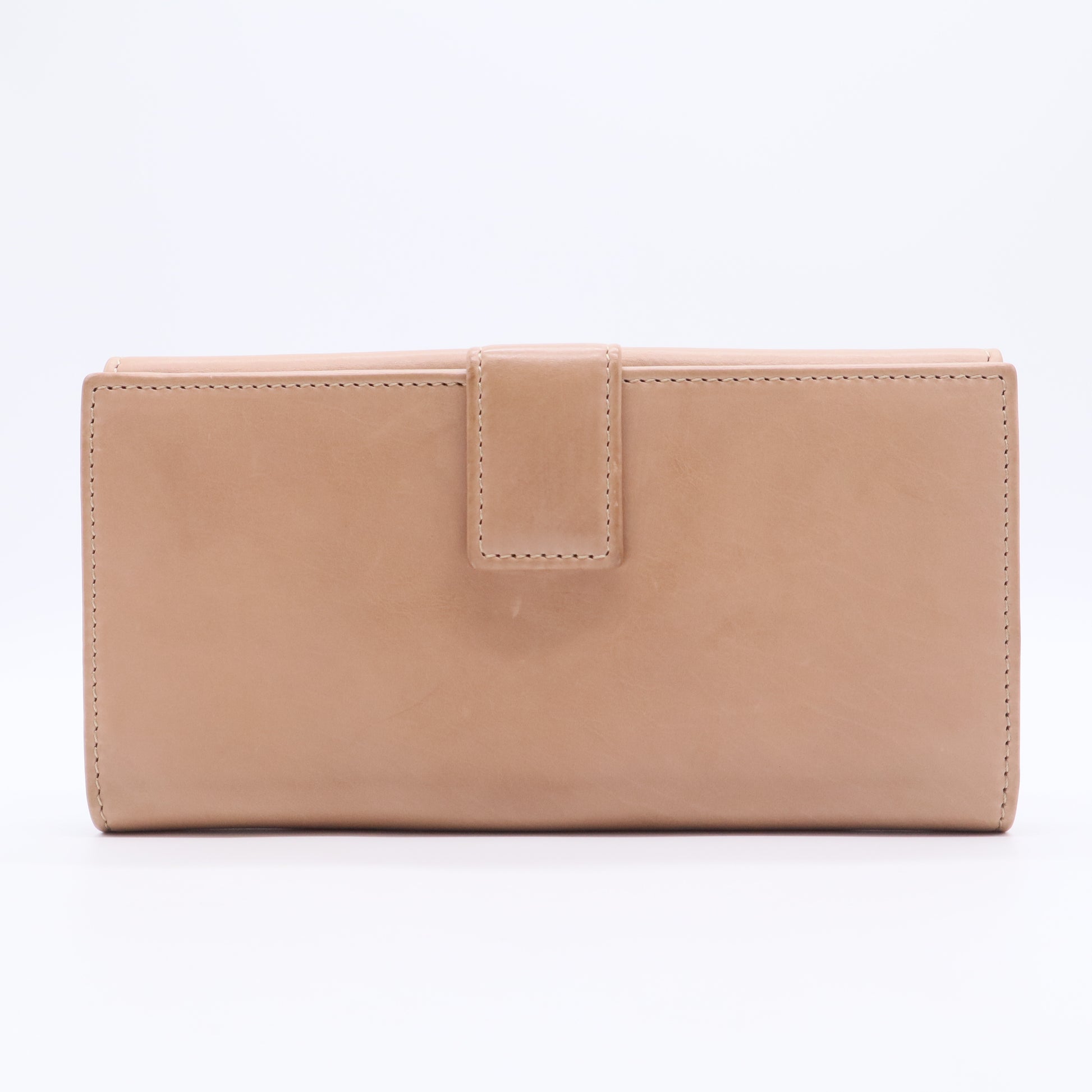 Brown Leather Studded Soho Continental Wallet