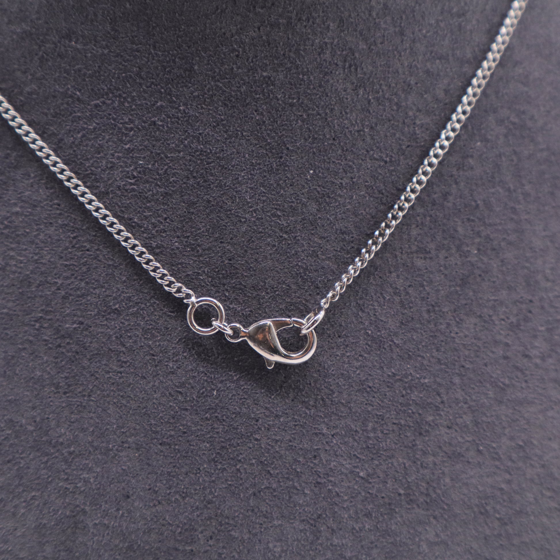 Strass & Faux Pearl CC Pendant Necklace