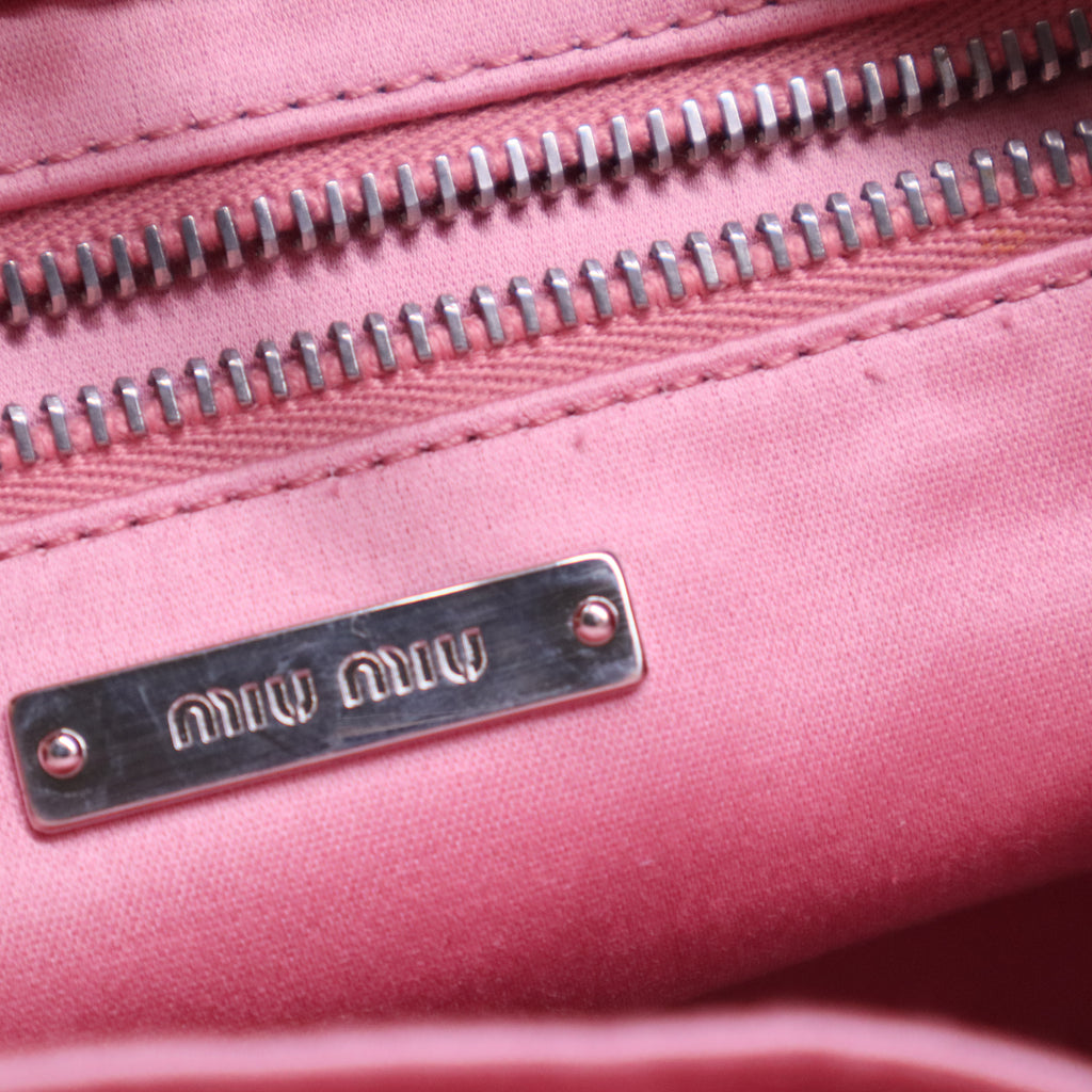 Flower Basket Bag Chain Shoulder Bag Pink