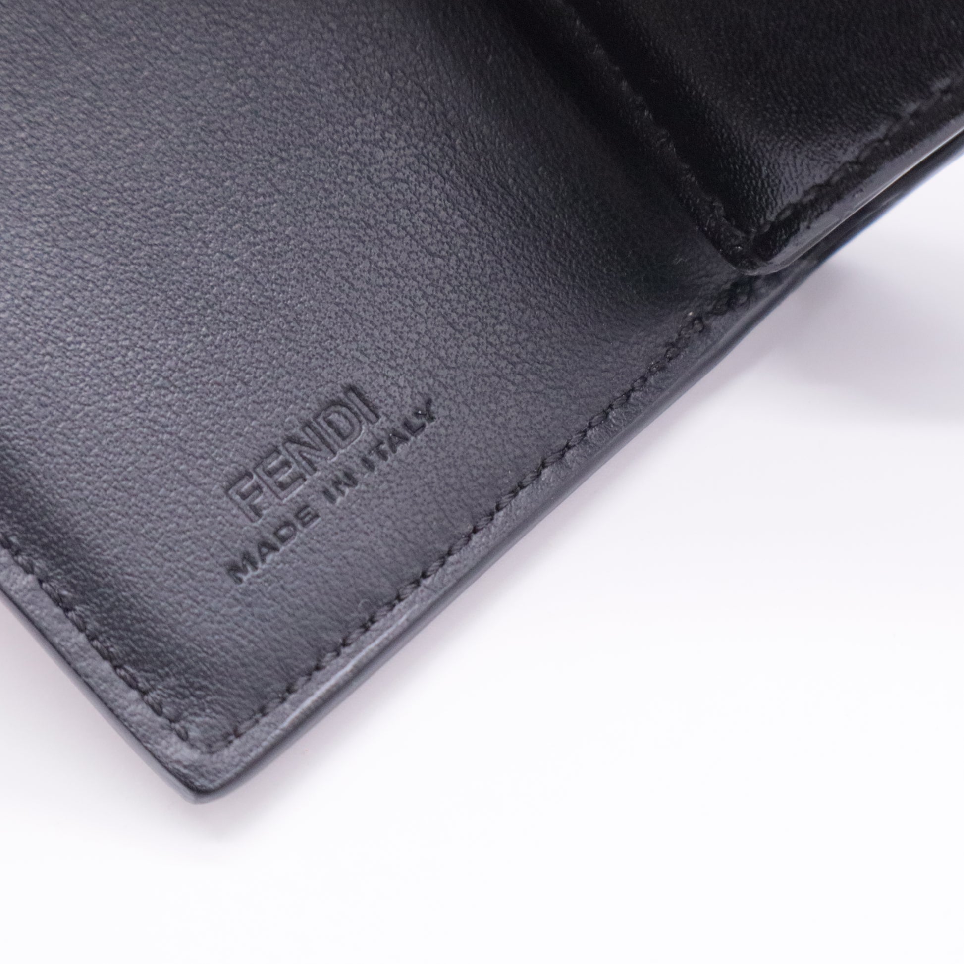 Black leather wallet GISEL