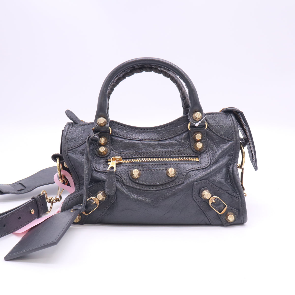 Balenciaga Leather City Min Twins LDJ6345