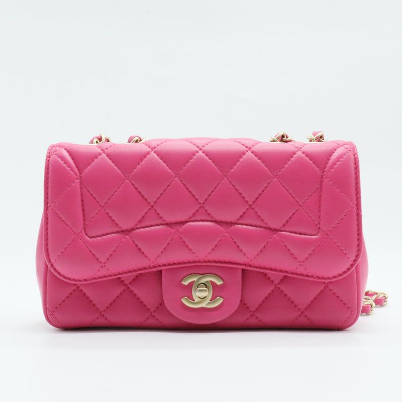 Mademoiselle Chic Flap Bag Quilted Lambskin Small