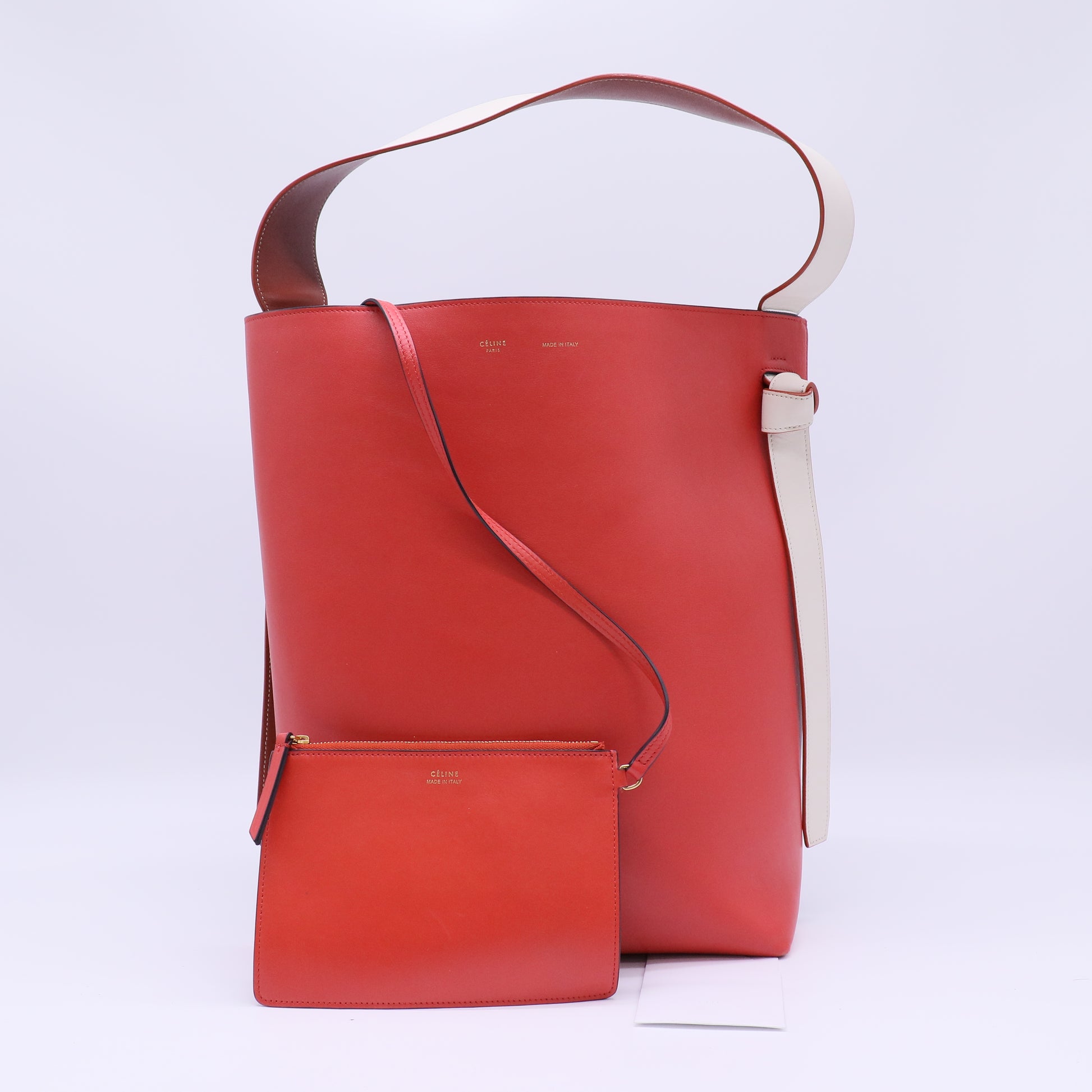 Celine Smooth Calfskin Twisted Cabas Bagtwins LDJ4622