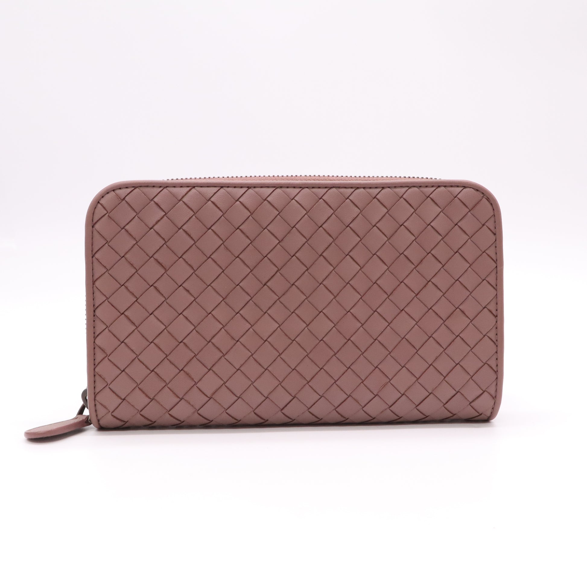 Bottega Veneta Intrecciato Zip Around Wallet W22178
