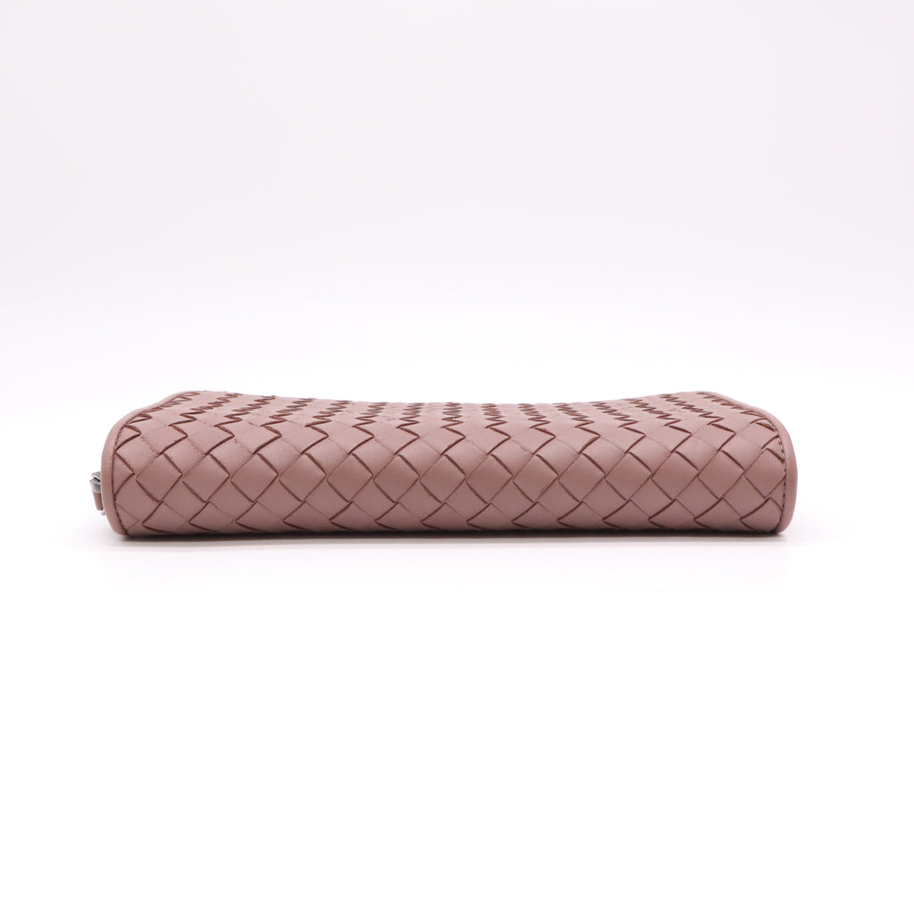 Bottega Veneta Intrecciato Zip Around Wallet W22178