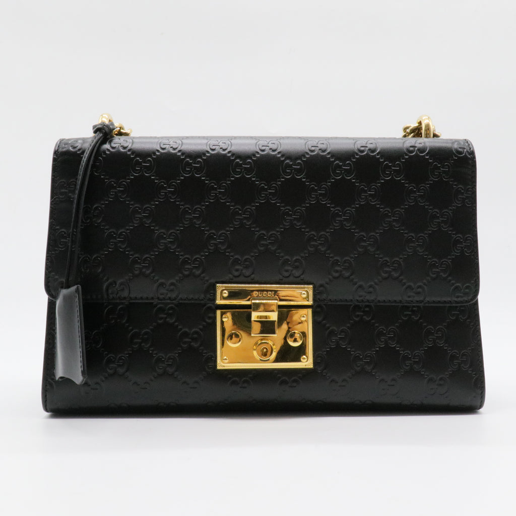Padlock Shoulder Bag Guccissima Leather Medium