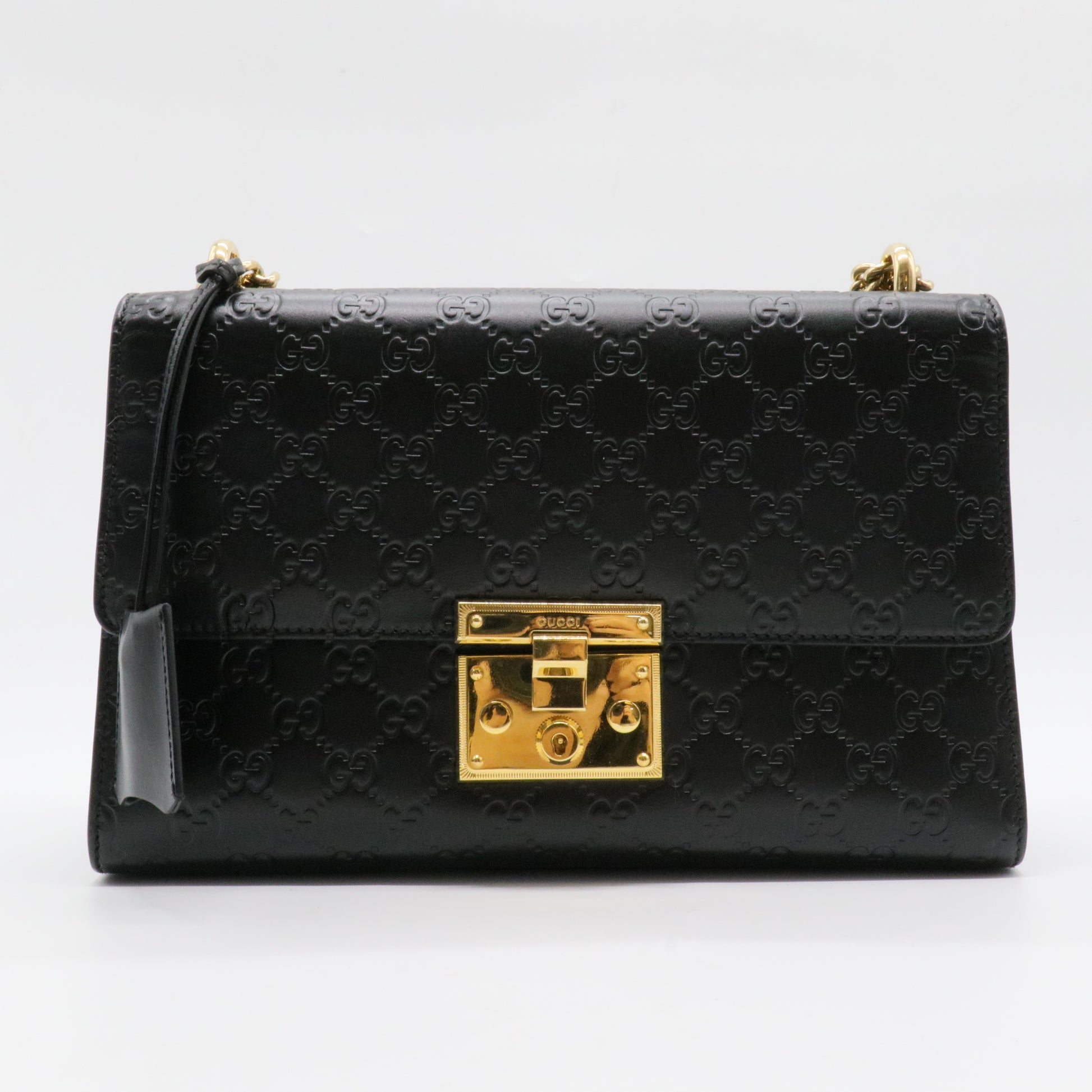 Padlock Shoulder Bag Guccissima Leather Medium