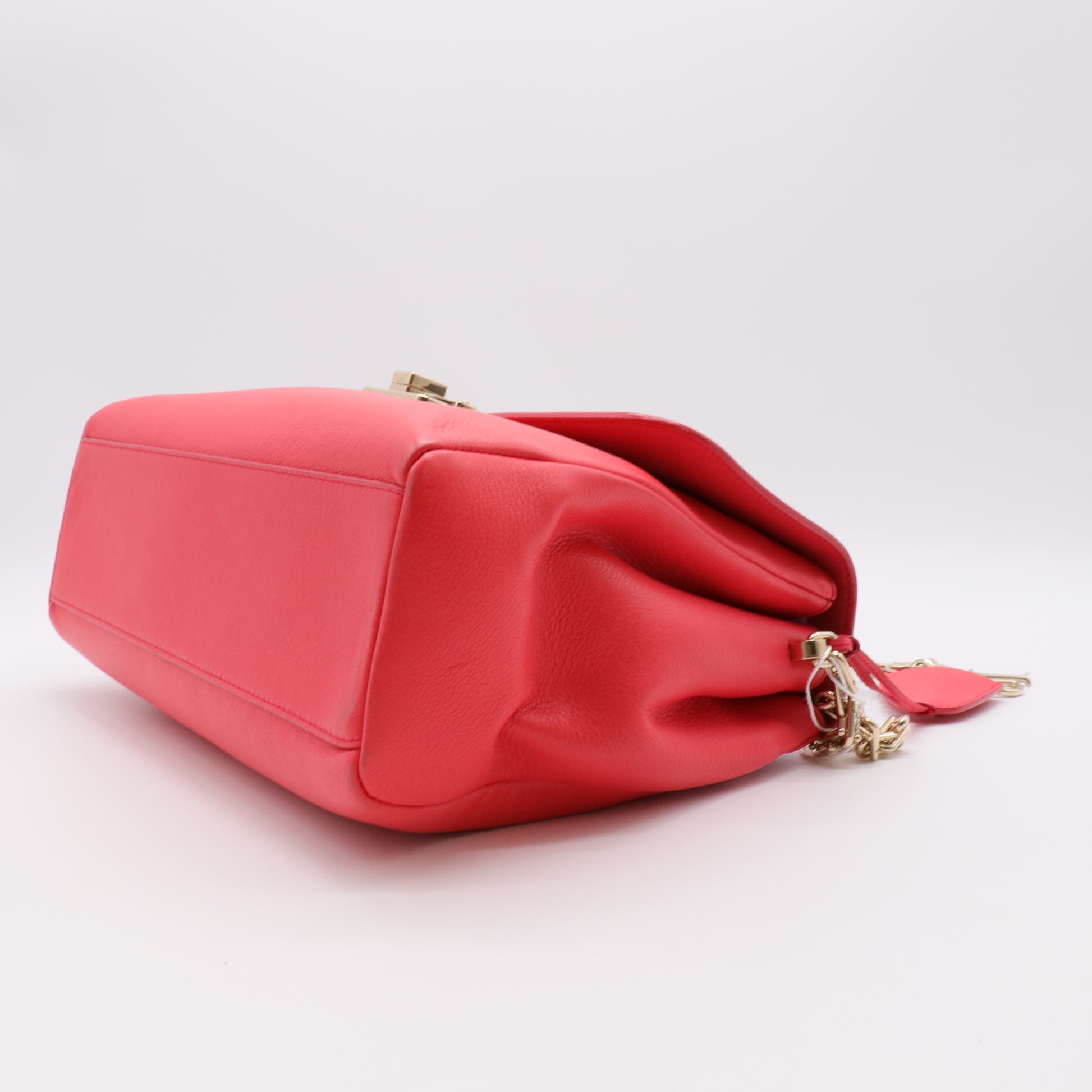 Dior Red Leather Large Diorling Shoulder Bag twins