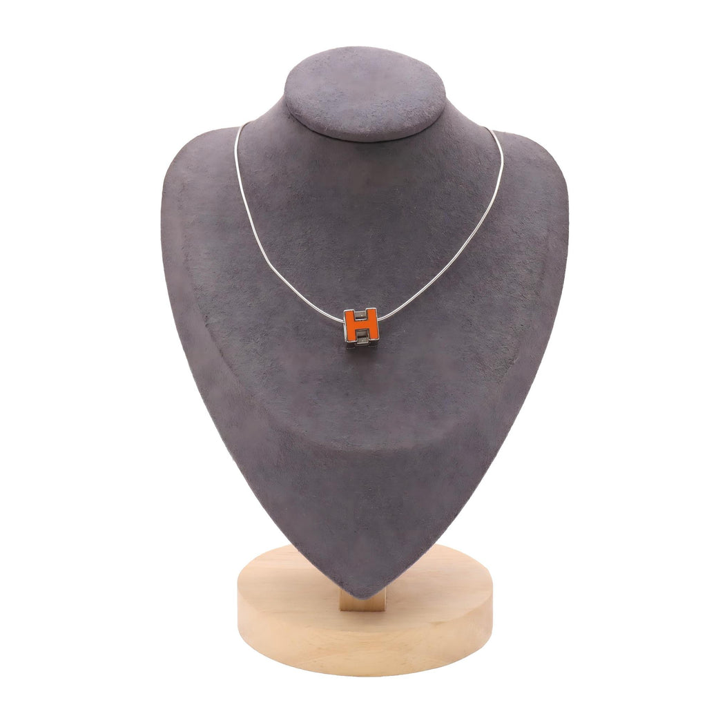 Hermès Cage d'H H-Cube Pendant Necklace W22140