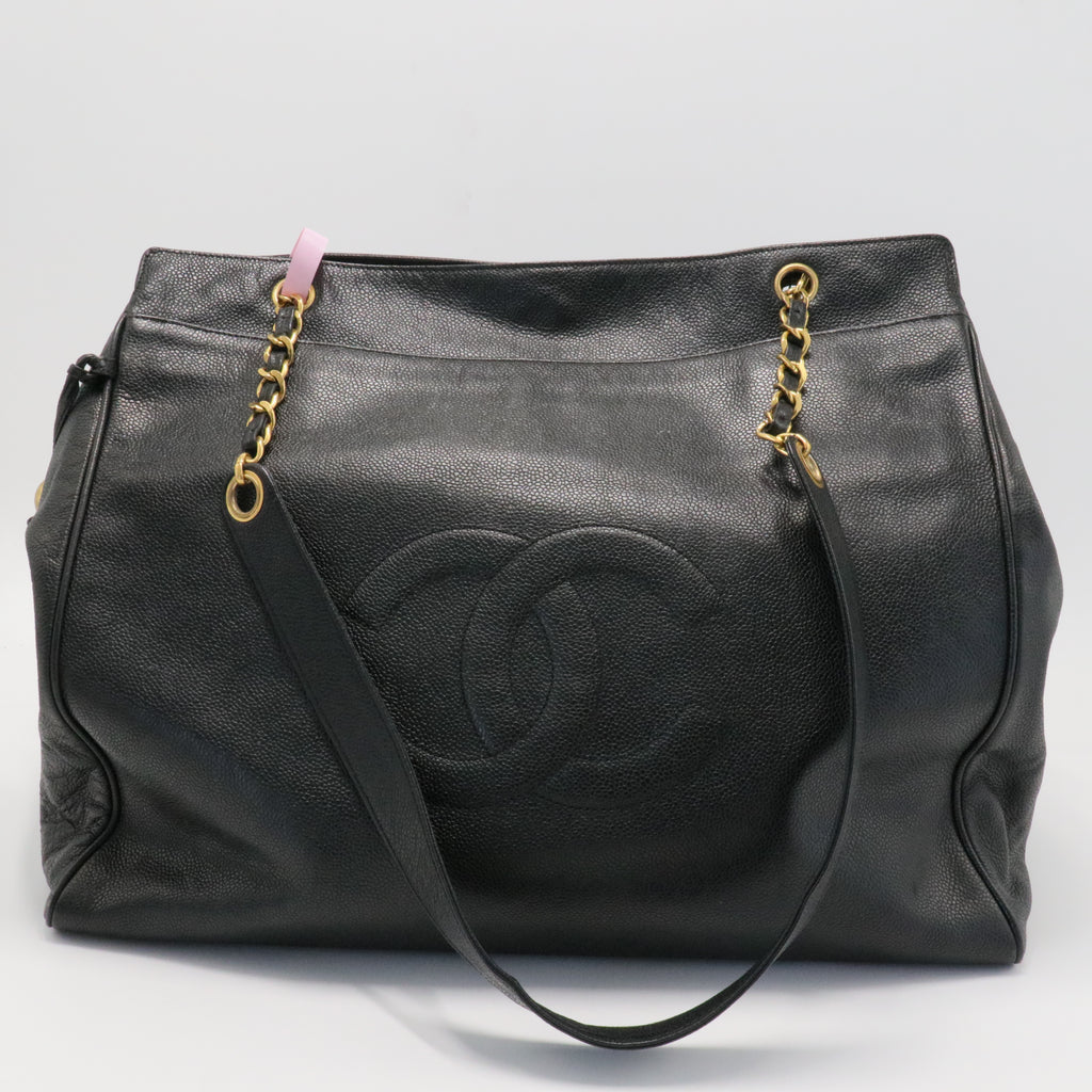 Vintage CC Chain Tote Lambskin XL twins