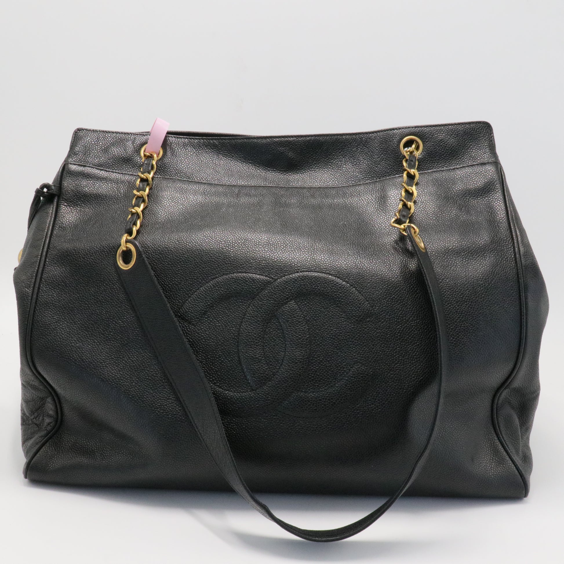 Vintage CC Chain Tote Lambskin XL twins