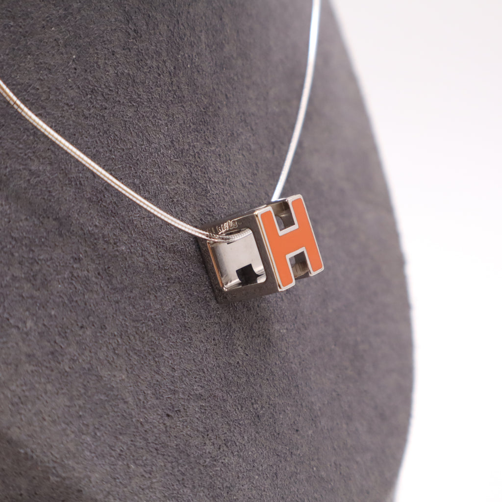 Hermès Cage d'H H-Cube Pendant Necklace W22140