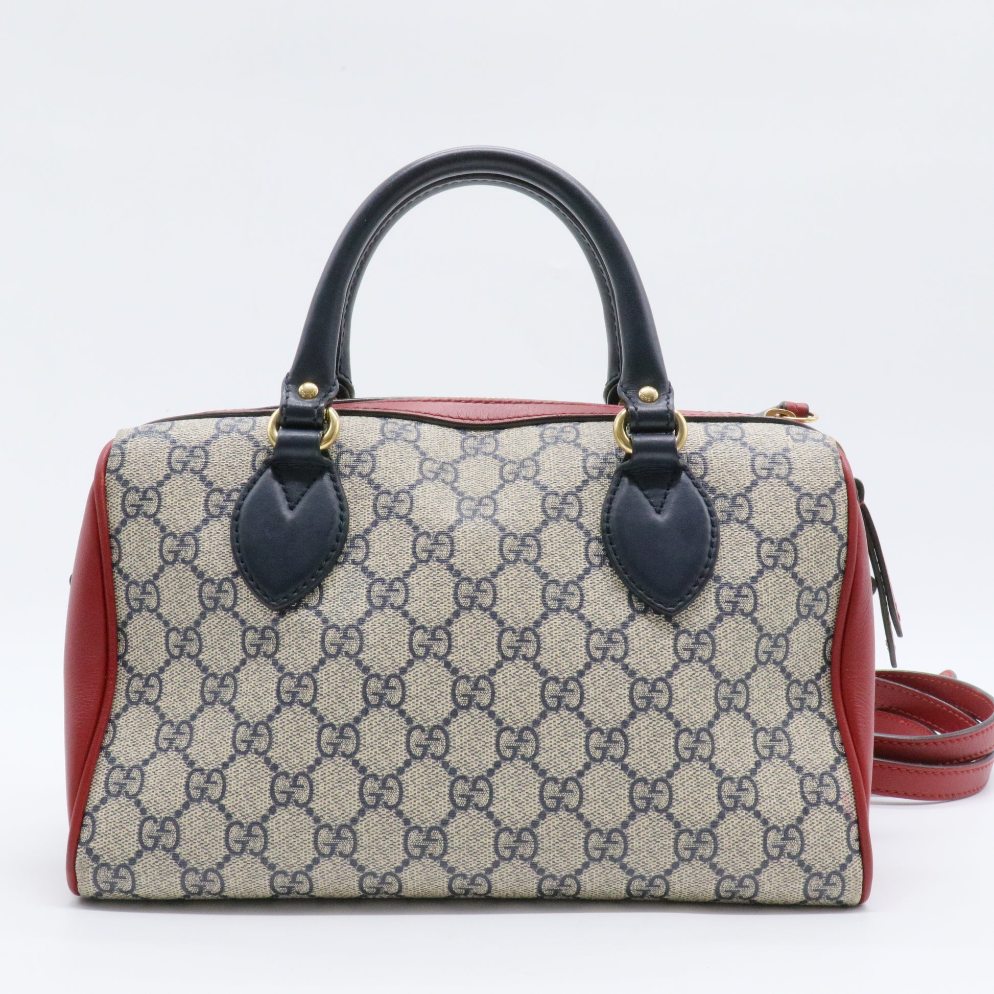Convertible Boston Bag GG Coated Canvas