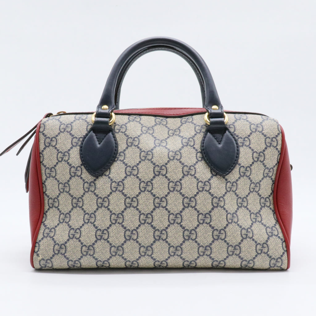 Convertible Boston Bag GG Coated Canvas