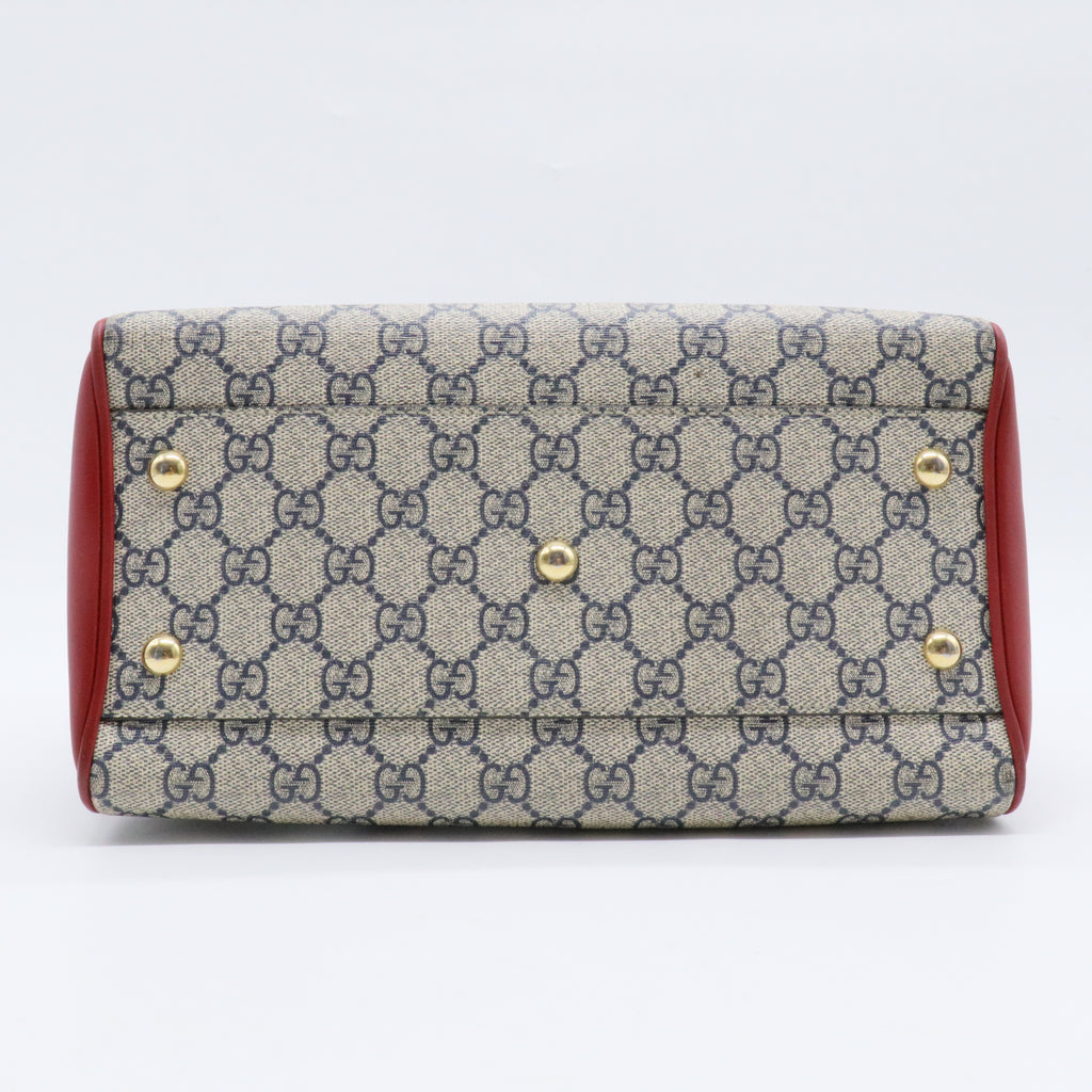 Convertible Boston Bag GG Coated Canvas
