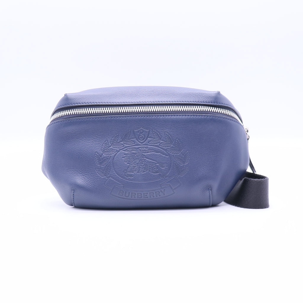 Burberry Medium Embossed Crest Leather Bum Bag B21329