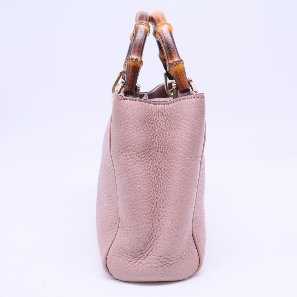 Bamboo Shopper Tote Leather Mini B20393