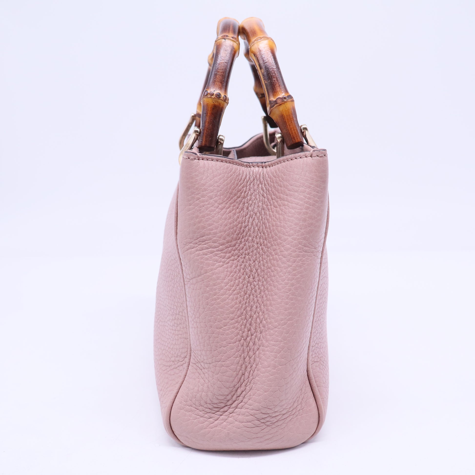 Bamboo Shopper Tote Leather Mini B20393