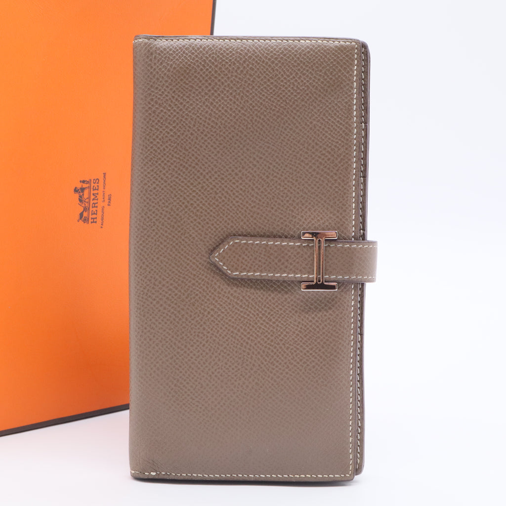 Bearn Soufflet X Stamp Etoupe Long Wallet