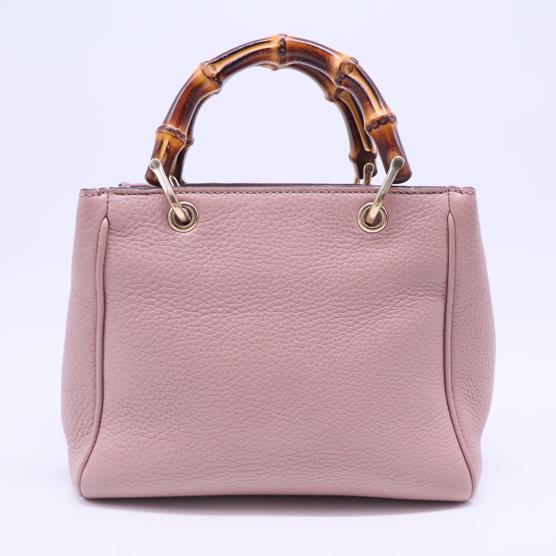 Bamboo Shopper Tote Leather Mini B20393