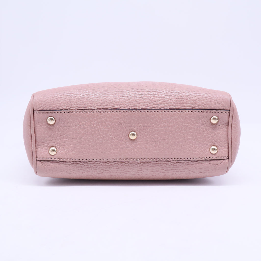 Bamboo Shopper Tote Leather Mini B20393
