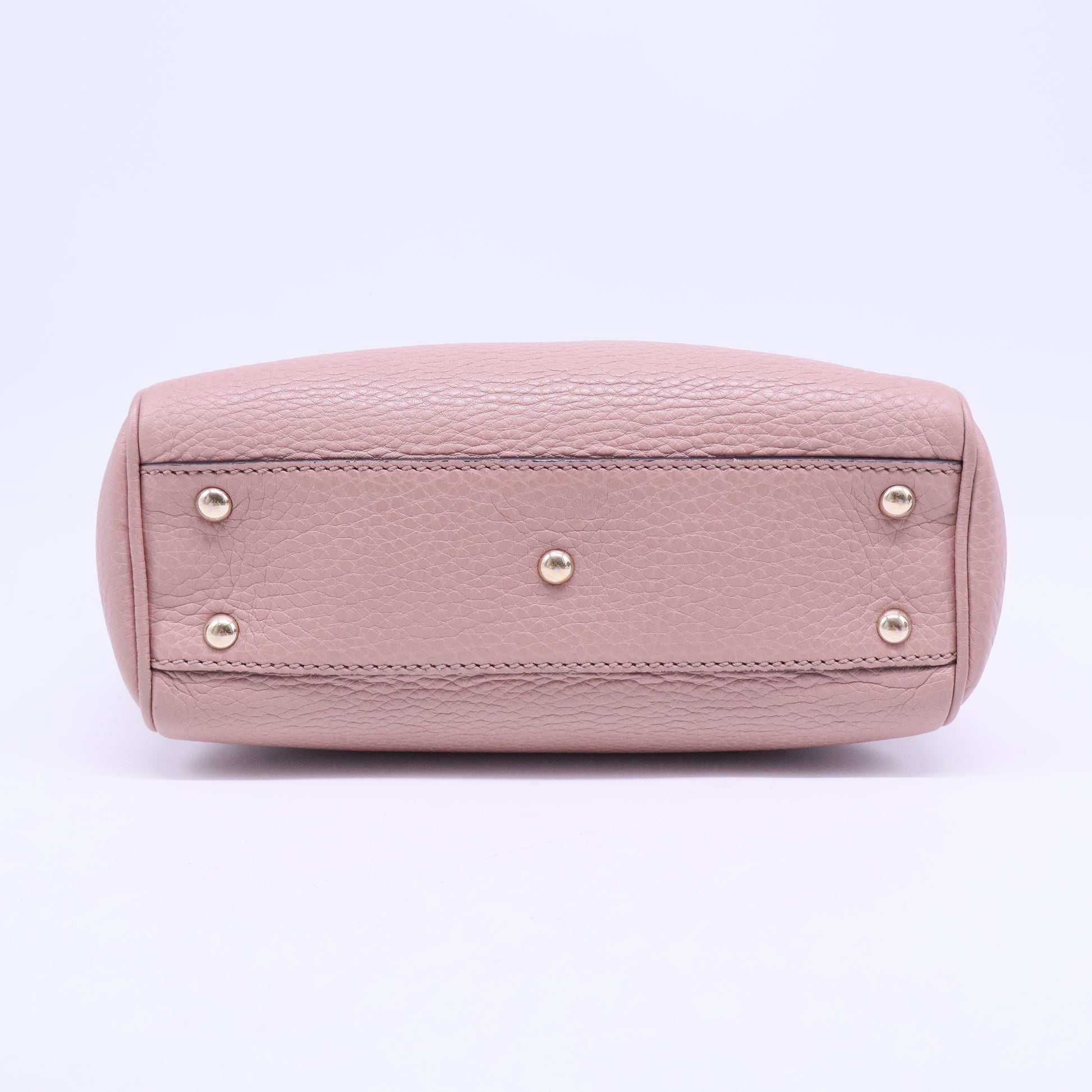 Bamboo Shopper Tote Leather Mini B20393
