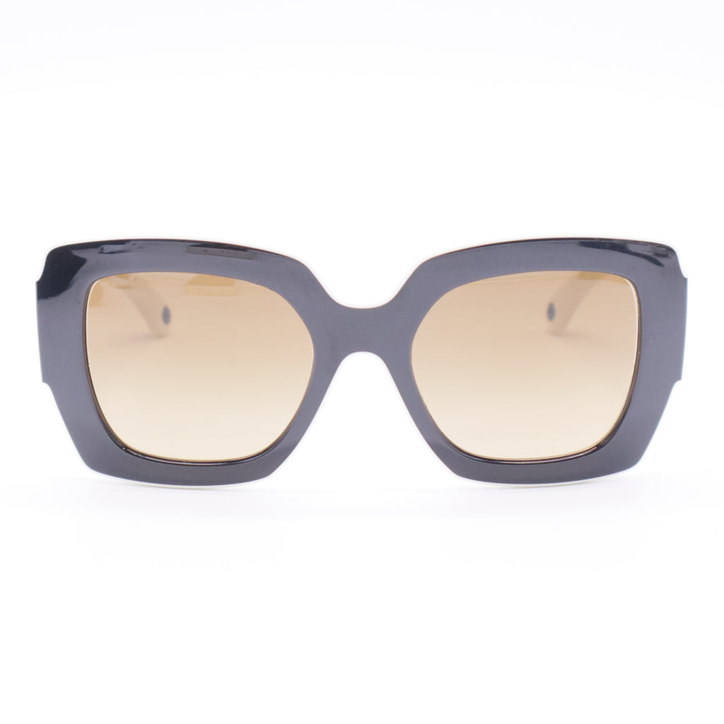 Acetate Rectangle Sunglasses 5435 Black