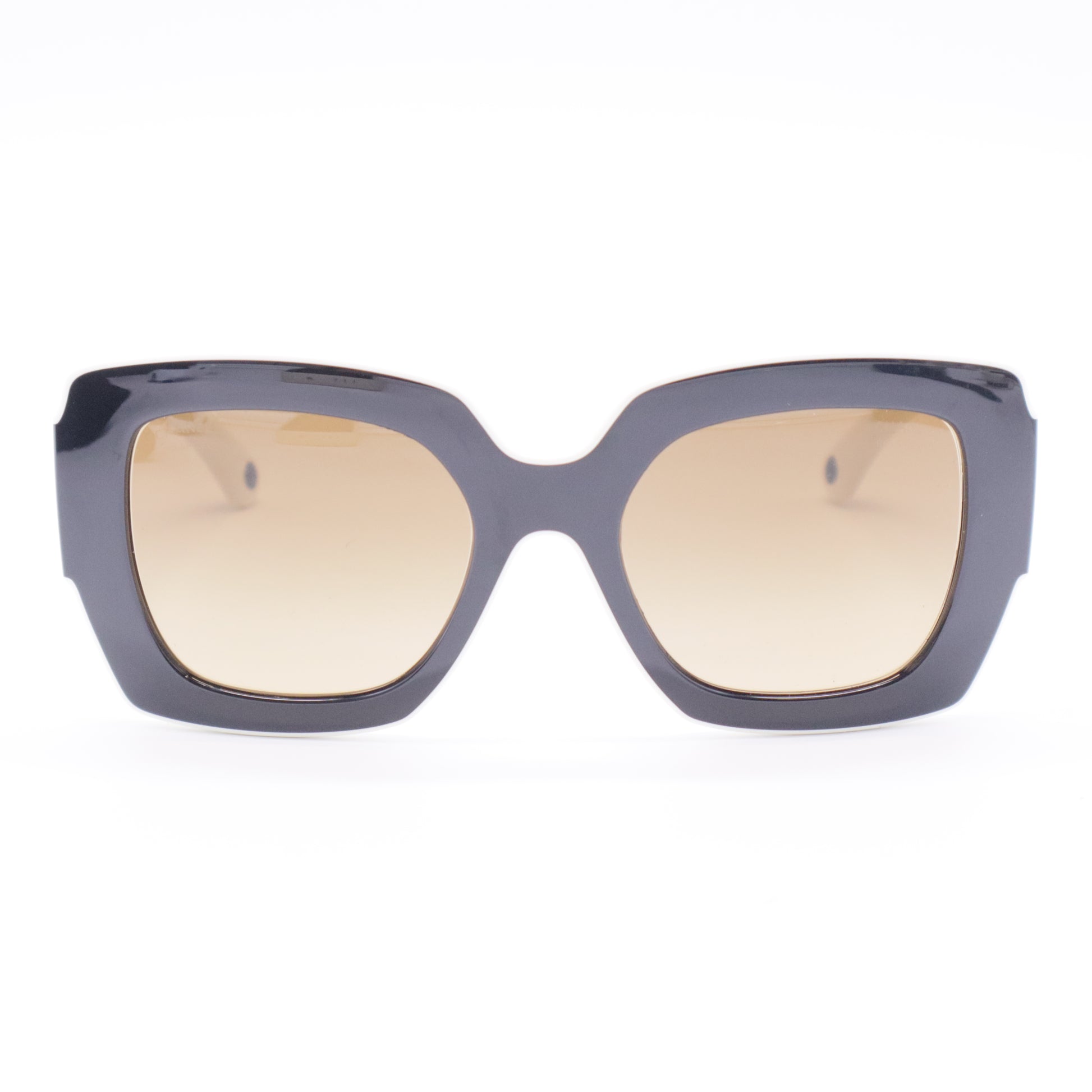Acetate Rectangle Sunglasses 5435 Black